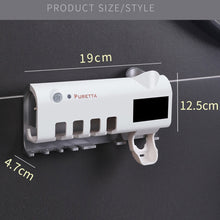 Load image into Gallery viewer, Solar Powered UV sanitizing ToothBrush Holder