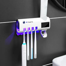 Load image into Gallery viewer, Solar Powered UV sanitizing ToothBrush Holder