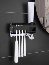 Load image into Gallery viewer, Solar Powered UV sanitizing ToothBrush Holder